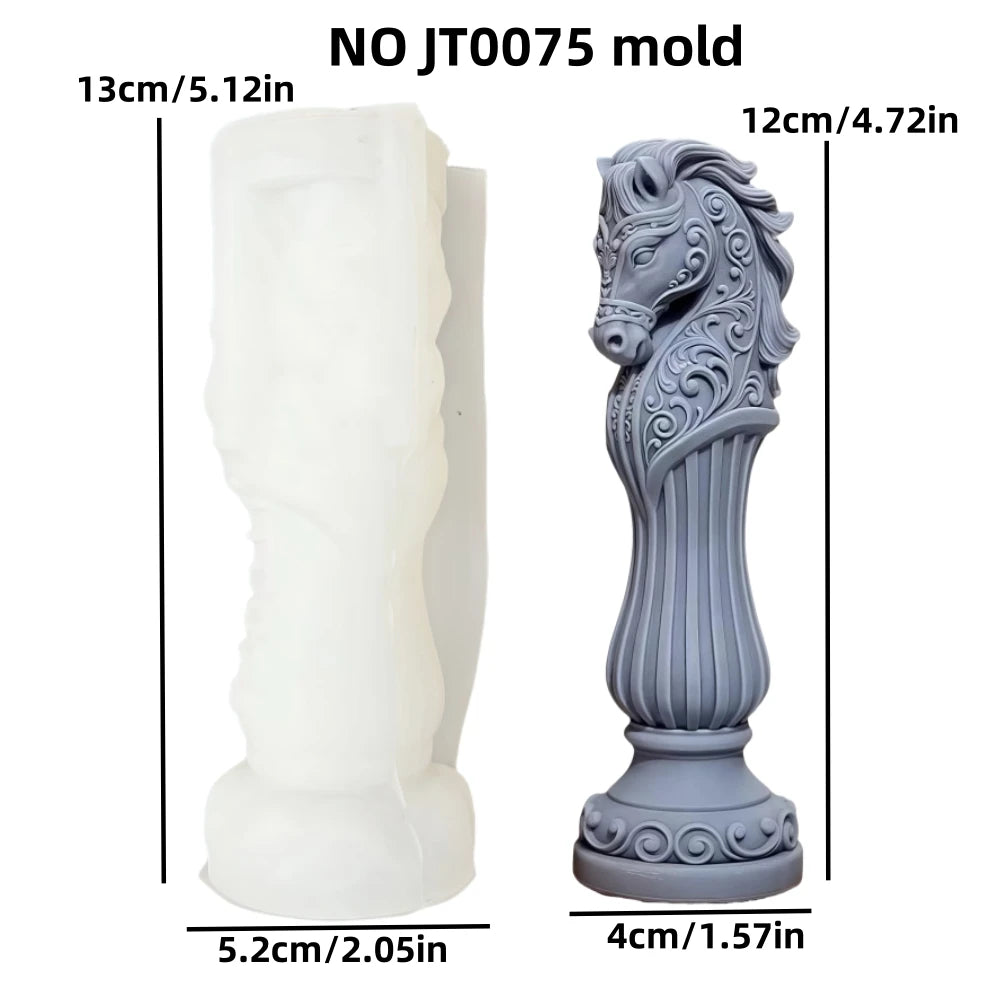 Wolf Howling Silicone Mold - Food Grade -40°C to +240°C