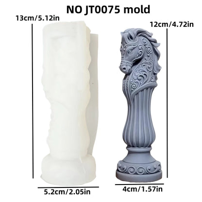 Wolf Howling Silicone Mold - Food Grade -40°C to +240°C