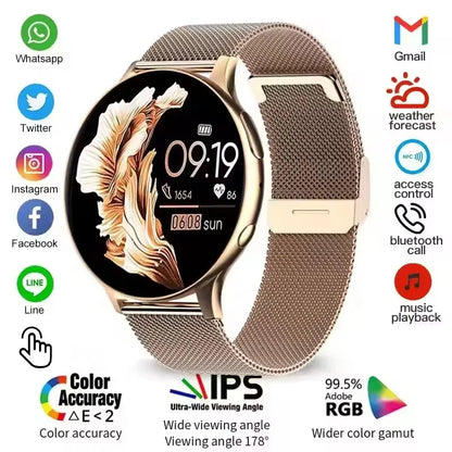 Women's Smart Watch 6 - Health Monitor Bluetooth Call Waterproof