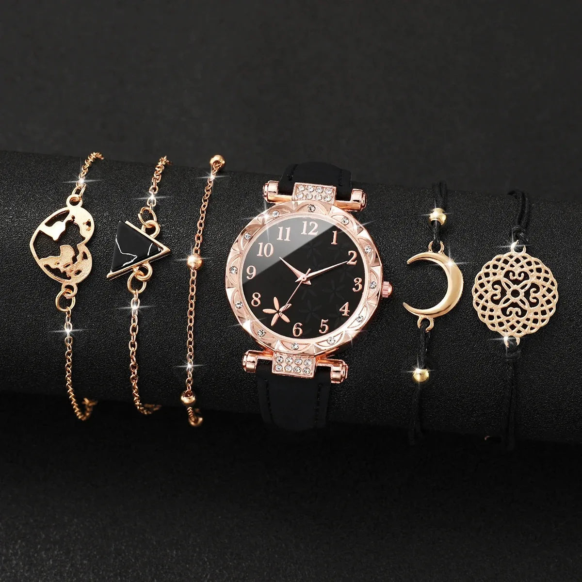 6-Piece Women’s Watch and Bracelet Set