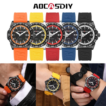 AOCASDIY Men’s Quartz Chronograph Sports Watch, Model A6023