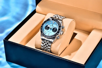 PAGANI DESIGN PD-1813 Chronograph Watch - Sapphire, 100M Waterproof, Luxury Sport