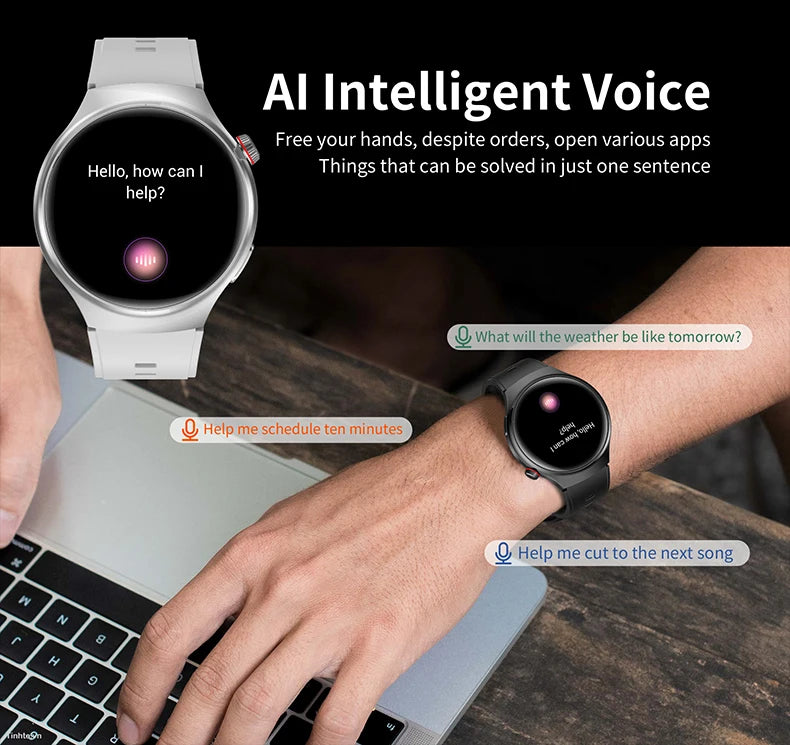 Smart Watch 6 Pro - 1.46" AMOLED NFC Heart Rate IP68 Bluetooth Call