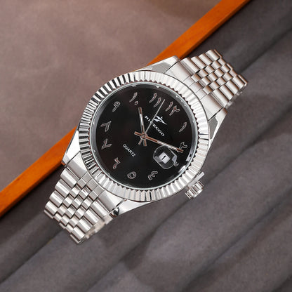 Men's Stainless Steel Watch - Luxury Quartz