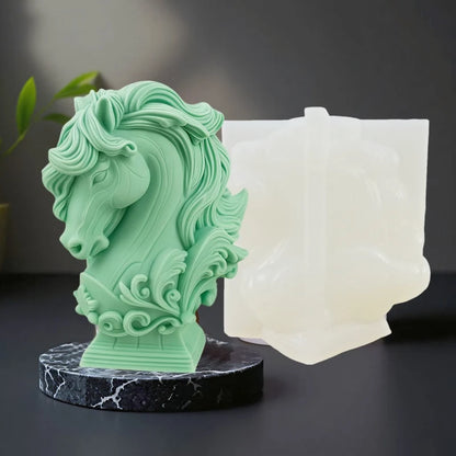 Wolf Howling Silicone Mold - Food Grade -40°C to +240°C