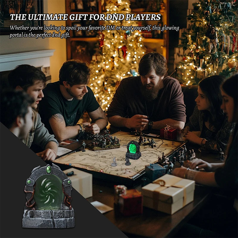 DND Glowing Portal Miniature - Color-Changing LED Terrain