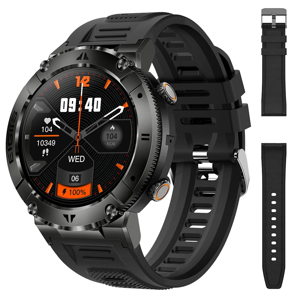 LaNikar Smart Watch - TFT Display, Bluetooth Call, Blood Pressure, Fitness Monitor, Waterproof