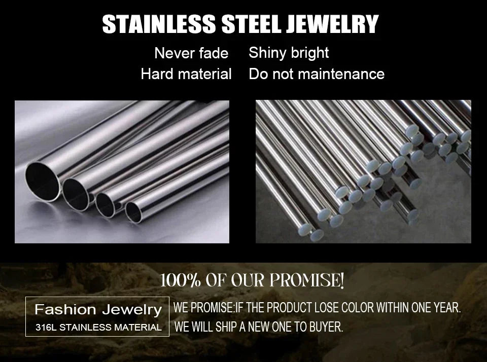 Viking Wolf Head Bracelet - Stainless Steel Open Cuff for Men