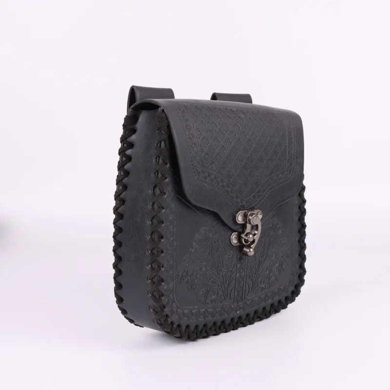 Medieval Viking Belt Bag and Costume Accessory Set