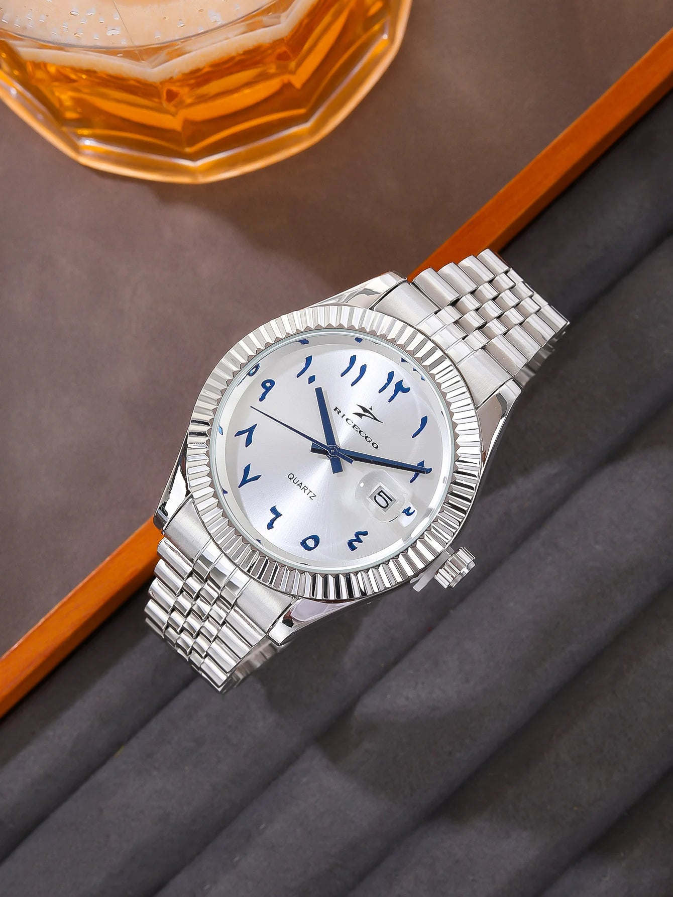 Men's Stainless Steel Watch - Luxury Quartz