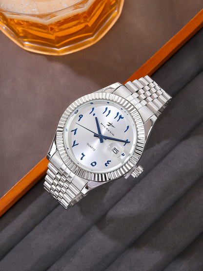 Men's Stainless Steel Watch - Luxury Quartz