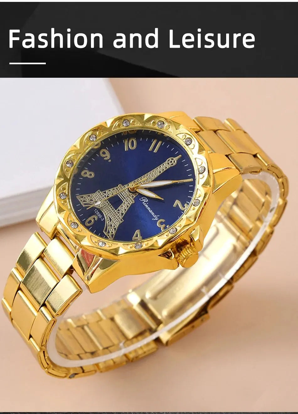 yolako Men's Stainless Steel Quartz Watch - Luminous, Auto Date, Calendar, Arabic Numeral, 42mm