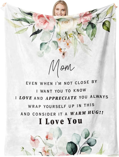 Printed Flannel Throw Blanket – 100% Polyester, Anti-Pill, Multi-Color