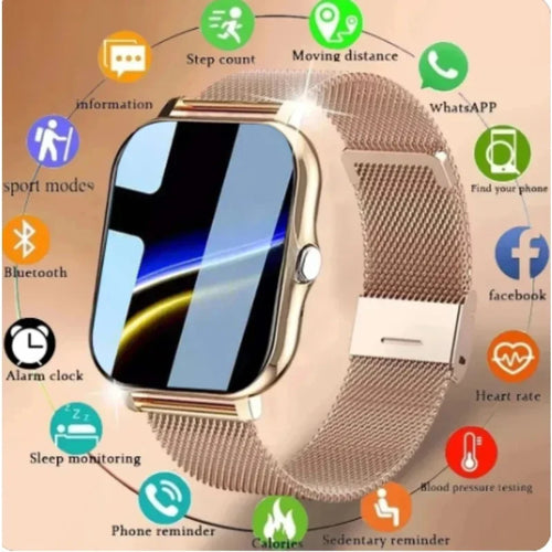 Smart Watch for Android - 1.44" Color Screen Bluetooth Call