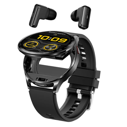 2-in-1 Smartwatch with TWS Earbuds - 1.39" IPS, Heart Rate, IP67, Bluetooth 5.0, 300mAh