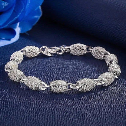 925 Sterling Silver 4mm Twisted Rope Bracelet - Unisex