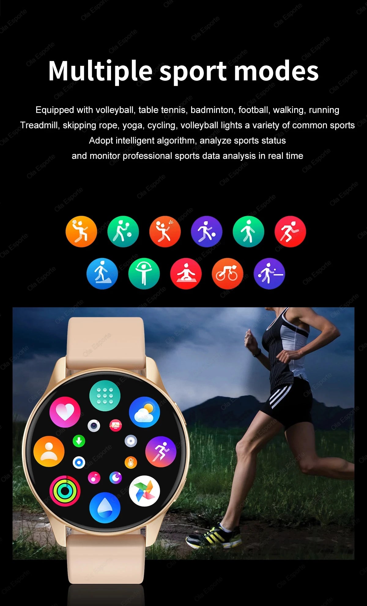 Women's Smart Watch 6 - Health Monitor Bluetooth Call Waterproof