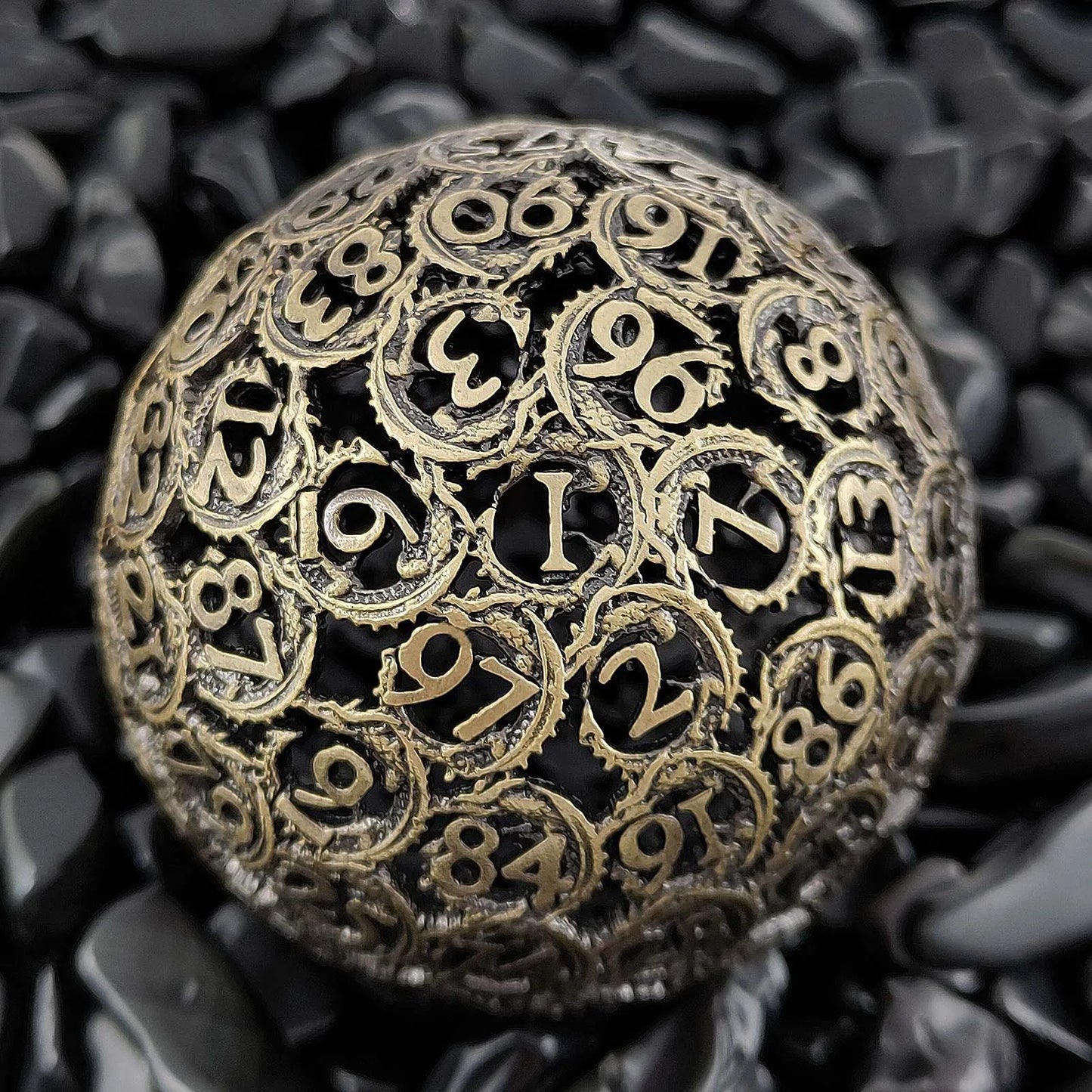 Metal D100 Dice Holder & Tray – Cthulhu DnD Design