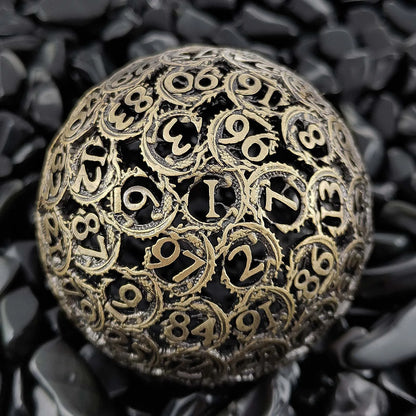 Metal D100 Dice Holder & Tray – Cthulhu DnD Design