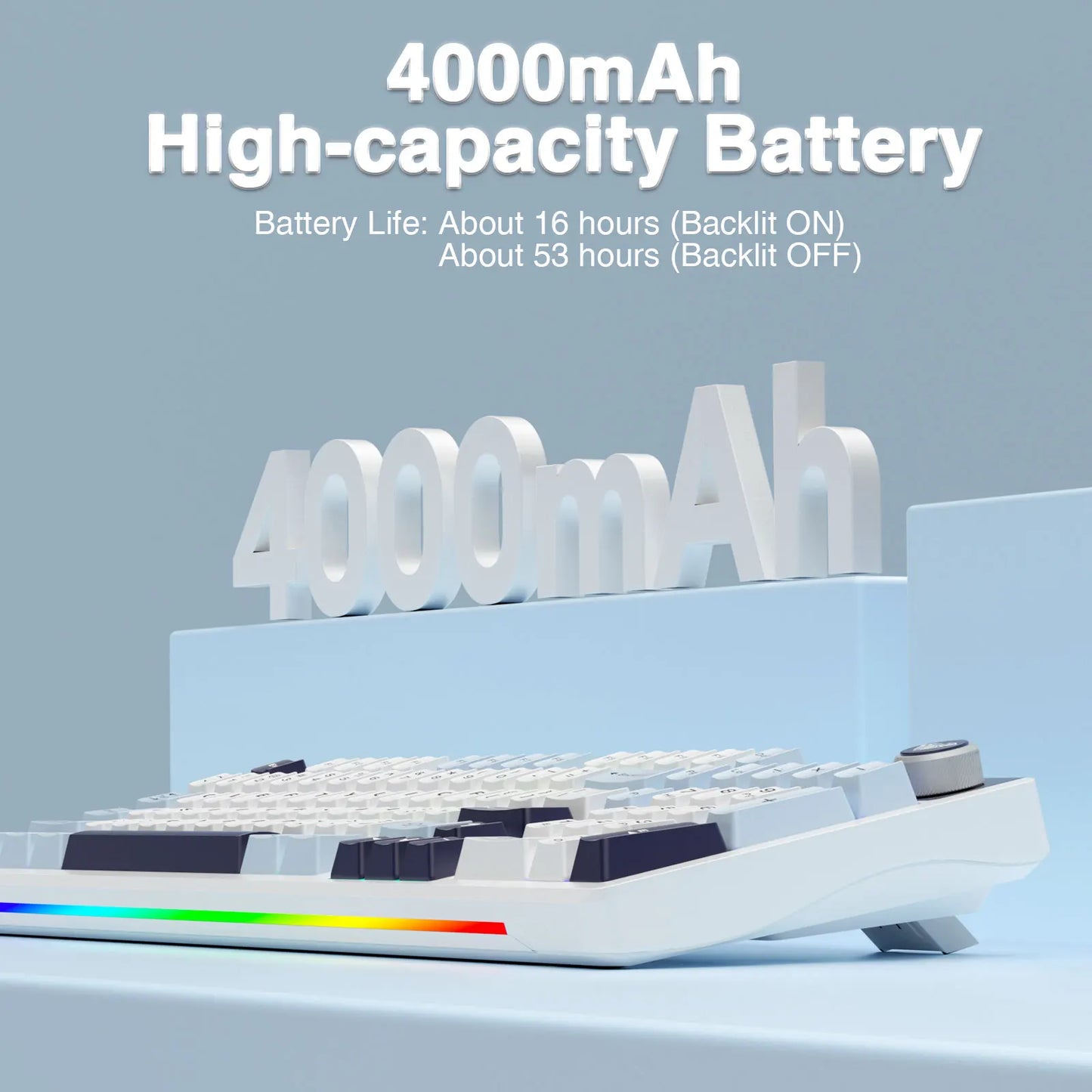 AULA S98pro Wireless Mechanical Keyboard - Gasket Mount, Hot-Swap, TFT Screen