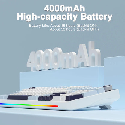 AULA S98pro Wireless Mechanical Keyboard - Gasket Mount, Hot-Swap, TFT Screen