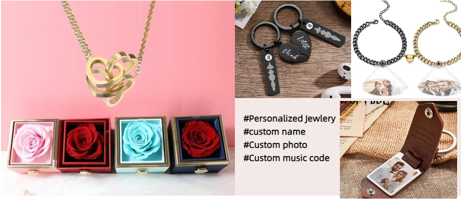 Teddy Bear Photo Projection Necklace - Custom Picture