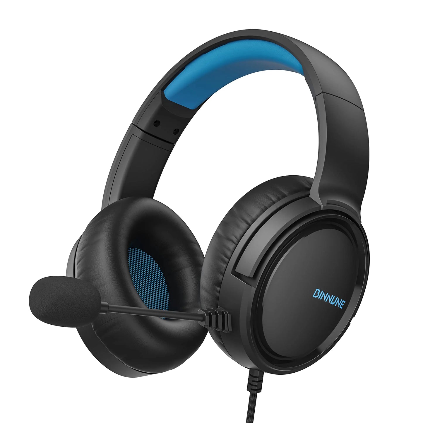 BINNUNE Gaming Headset - 50mm Drivers, Noise Cancelling Mic, Multi-Platform