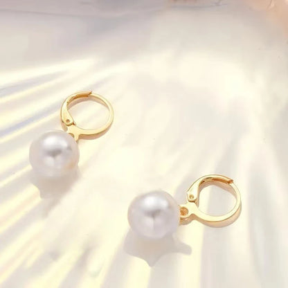 Pearl Jewelry Set - Necklace & Earrings
