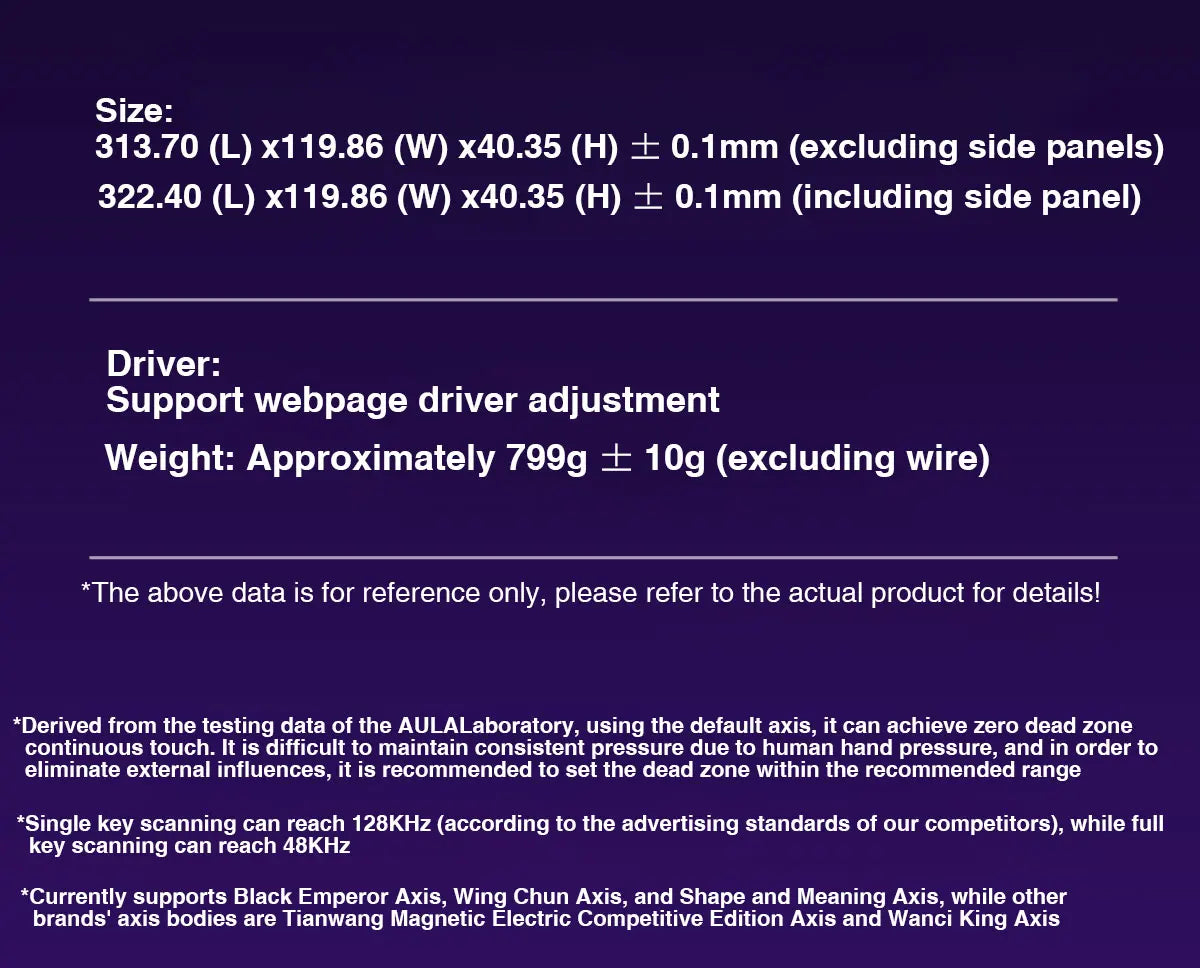 AULA HERO 68HE Magnetic Switch Keyboard - Rapid Trigger, 8K, Hot-Swap, RGB