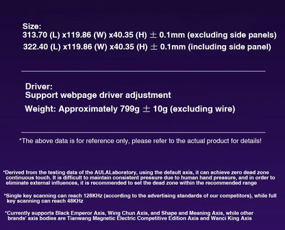 AULA HERO 68HE Magnetic Switch Keyboard - Rapid Trigger, 8K, Hot-Swap, RGB