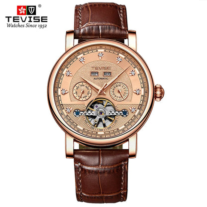 TEVISE Men’s Automatic Mechanical Watch, Model T867C