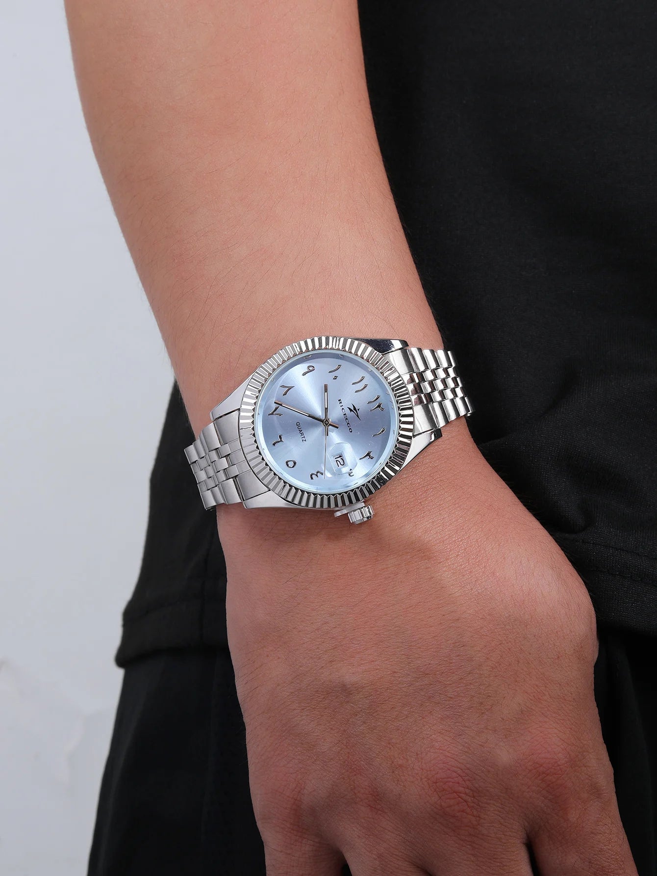 Men's Stainless Steel Watch - Luxury Quartz