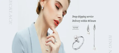 Luxury Crystal Ring Set - 2PC AAA Zircon Wedding Rings