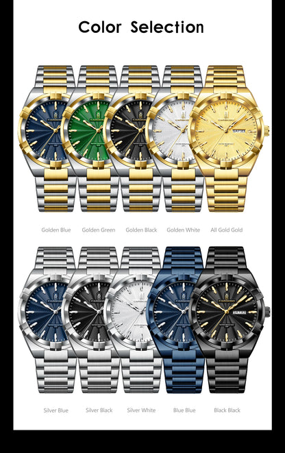 CAREKISO Military Watch - Waterproof Luminous Quartz with Date & Week