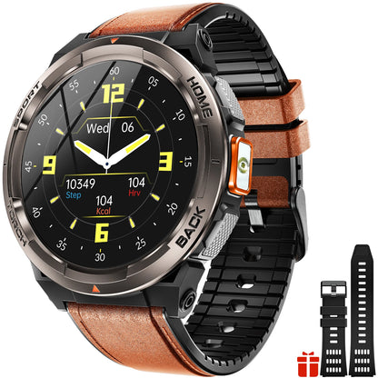 EIGIIS KE5 Smart Watch – 1.45" TFT, 3ATM, 530mAh, Compass & Altimeter