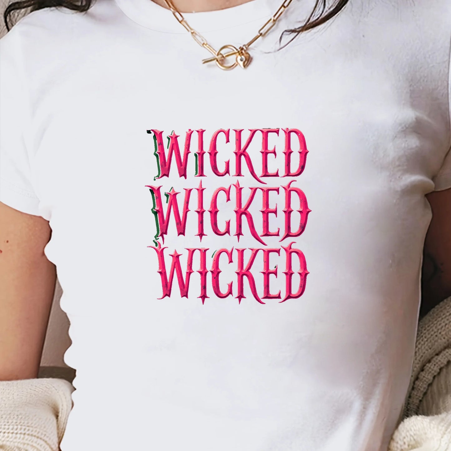 Gothic Wicked Women's Y2K T-Shirt - Slim Fit