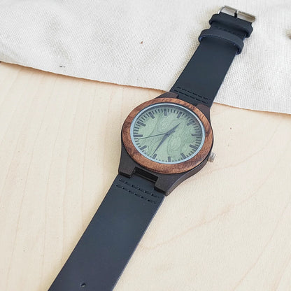 Rainch Vintage Wooden Quartz Watch for Men and Women