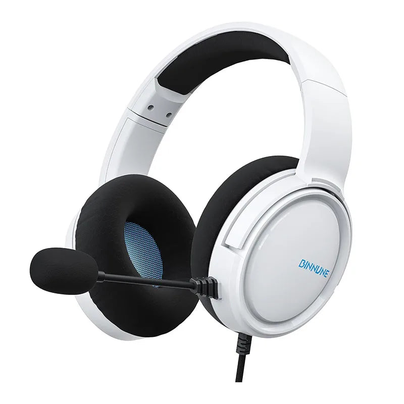 BINNUNE Gaming Headset - 50mm Drivers, Noise Cancelling Mic, Multi-Platform