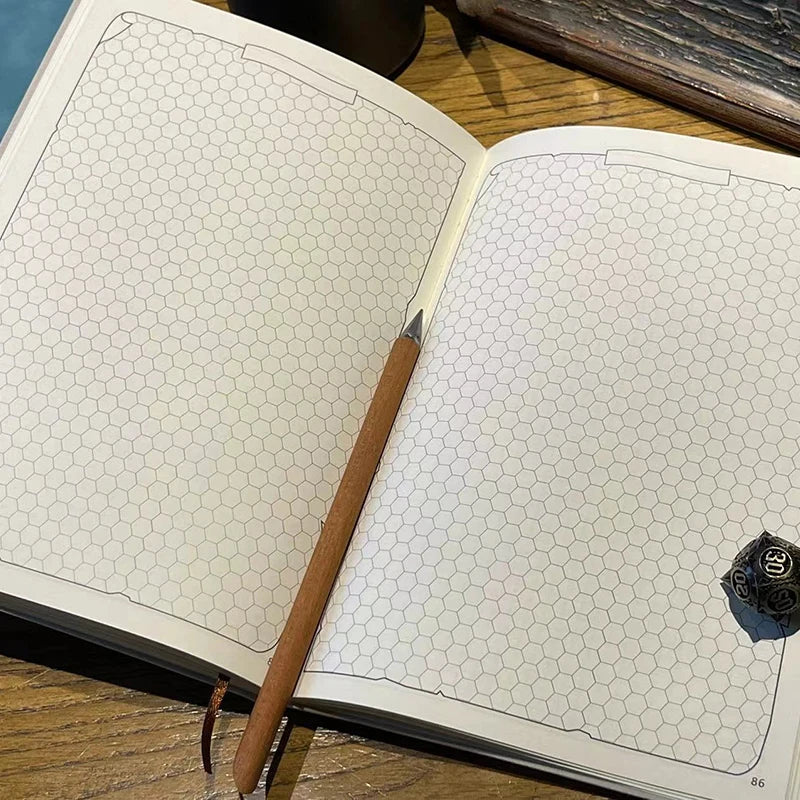 DND 5e All-In-One Notebook Journal - Character Sheets & Maps