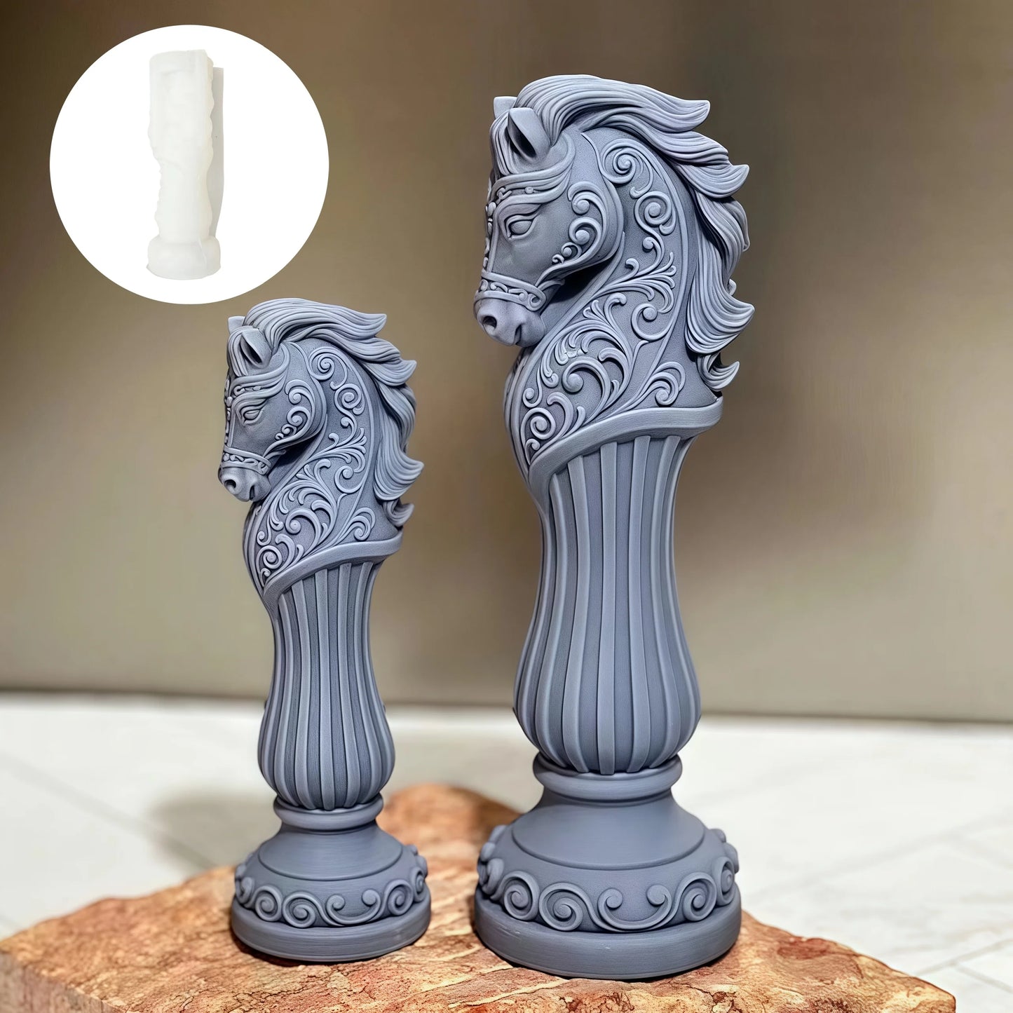 Wolf Howling Silicone Mold - Food Grade -40°C to +240°C