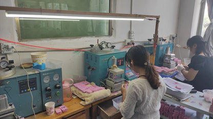 Custom Name Hoop Earrings - Stainless Steel with Crystals