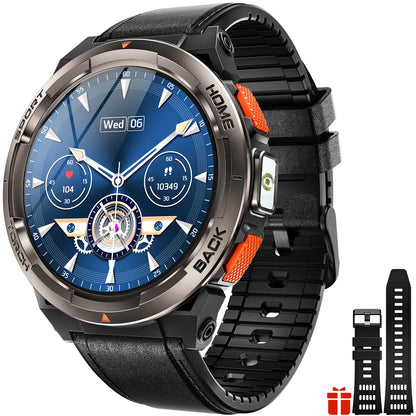 EIGIIS KE5 Smart Watch – 1.45" TFT, 3ATM, 530mAh, Compass & Altimeter