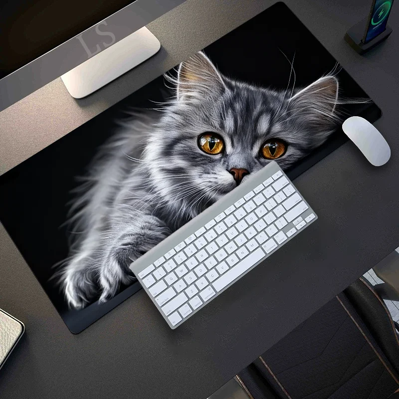 Large Wolf Mouse Pad - XXL Gaming Desk Mat 300x700x2mm