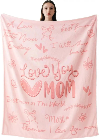 Printed Flannel Throw Blanket – 100% Polyester, Anti-Pill, Multi-Color