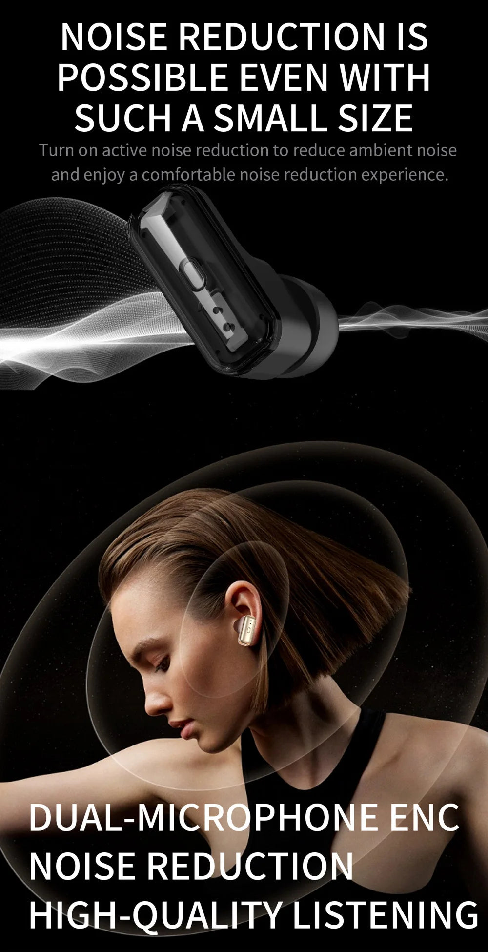 2-in-1 Smartwatch with TWS Earbuds - 1.39" IPS, Heart Rate, IP67, Bluetooth 5.0, 300mAh