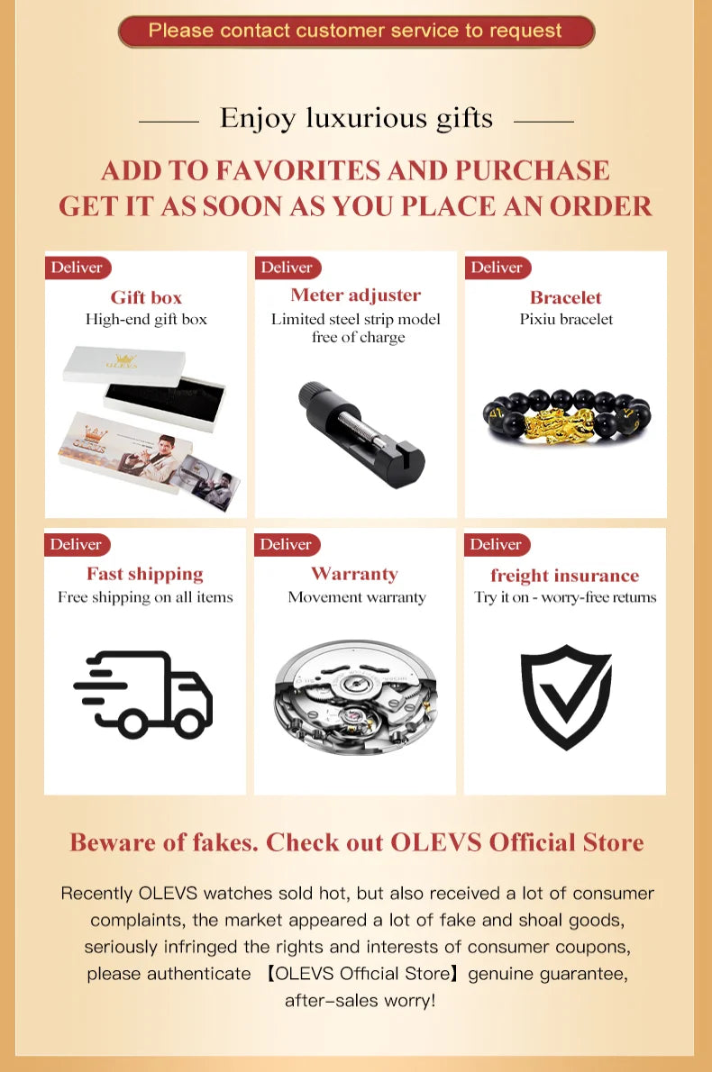 OLEVS 6630 Men's Watch - Automatic Mechanical, Threaded Dial, Waterproof, Stainless Steel, Luxury