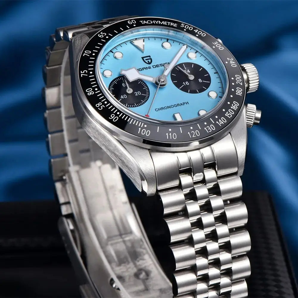 PAGANI DESIGN PD-1813 Chronograph Watch - Sapphire, 100M Waterproof, Luxury Sport