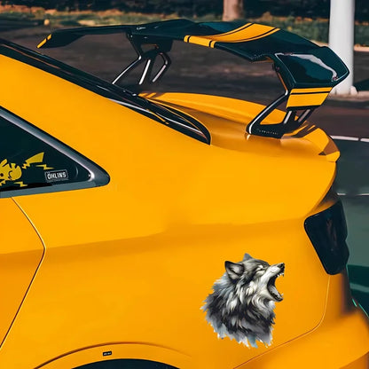 Wolf Head Car Sticker - Waterproof Vinyl Sunscreen Decal