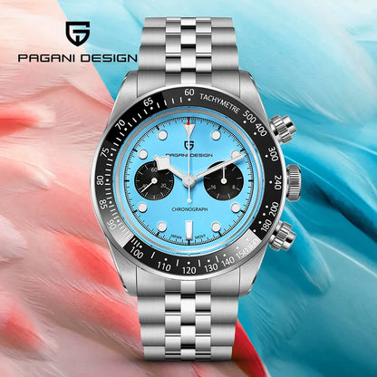 PAGANI DESIGN PD-1813 Chronograph Watch - Sapphire, 100M Waterproof, Luxury Sport