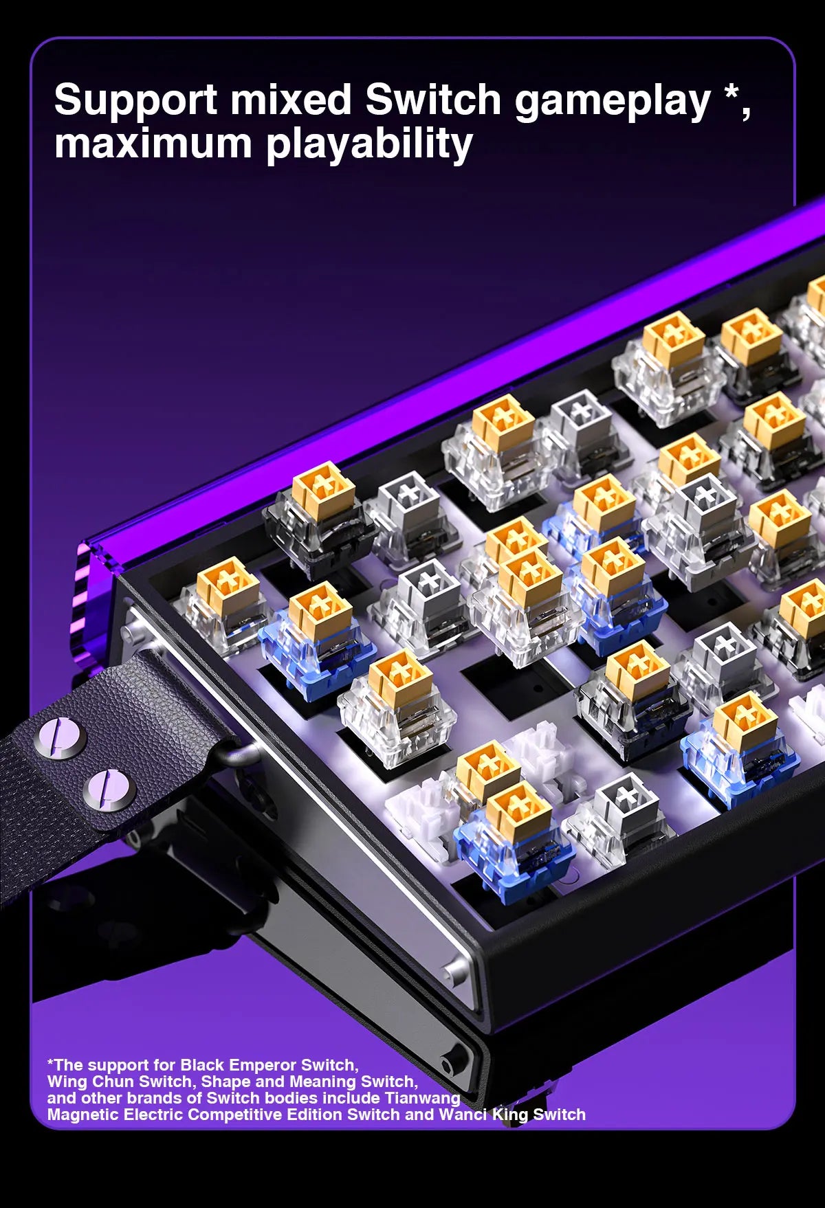 AULA HERO 68HE Magnetic Switch Keyboard - Rapid Trigger, 8K, Hot-Swap, RGB